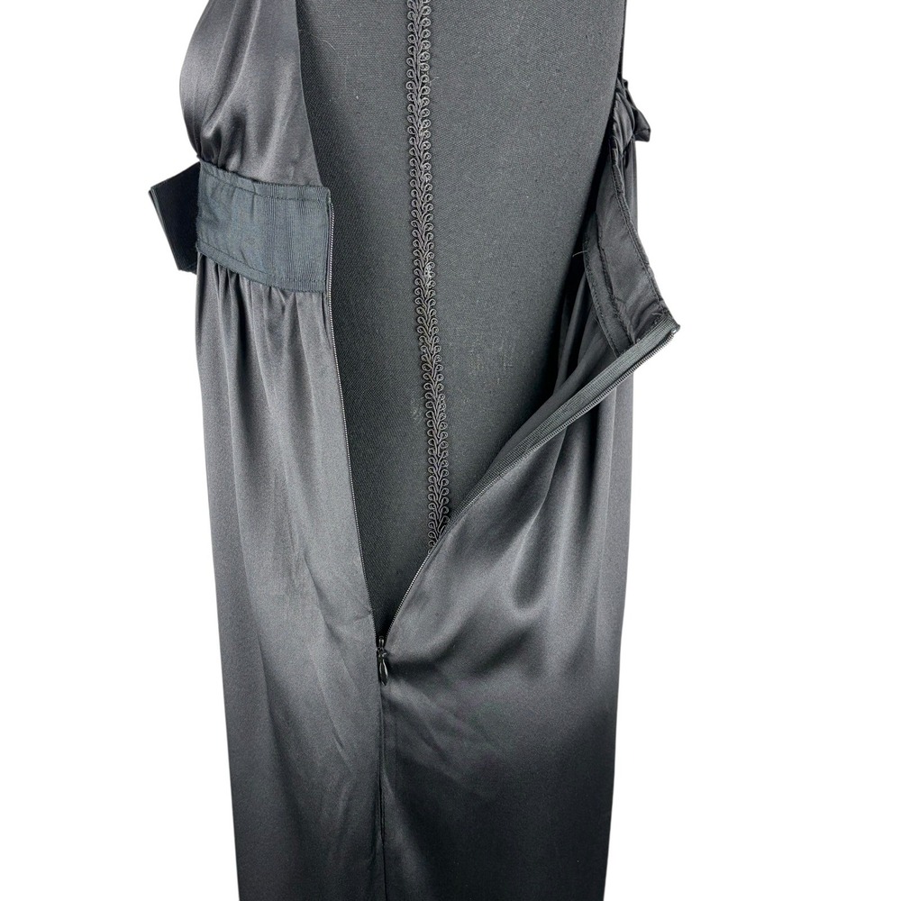 See by Chloé Black‎ Silk Shift Dress with Pockets Size US 2 - Picture 6 of 11
